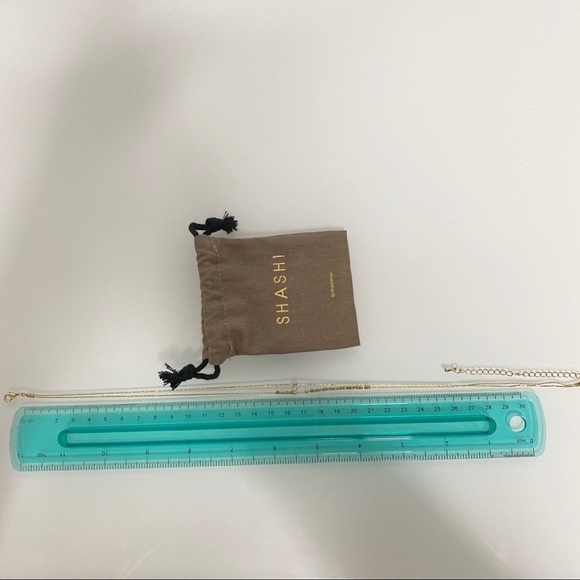 Gold Delicate Double Layered Short Necklace - Picture 3 of 6